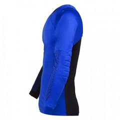 Camisa de Goleiro N1 Azul e Preta - Foto 3