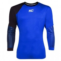 Camisa de Goleiro N1 Azul e Preta - Foto 1