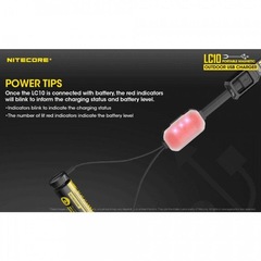Carregador com Função Powerbank Nitecore Lc10 - Foto 4