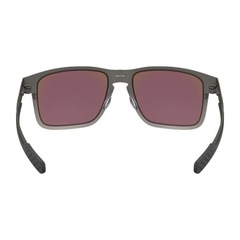 Óculos de Sol Oakley Holbrook Metal Matte Gunmetal Prizm Sapphire Polarized - Unissex - Foto 5
