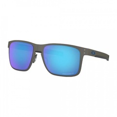 Óculos de Sol Oakley Holbrook Metal Matte Gunmetal Prizm Sapphire Polarized - Unissex - Foto 1