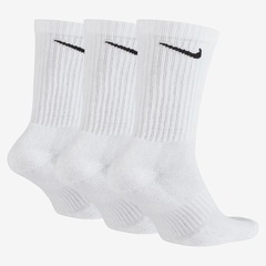 Meias Everyday Cushion Crew Cano Alto Nike Unissex - Foto 3