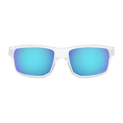 Óculos de Sol Oakley Gibston Polished Clear Prizm Sapphire - Unissex - Foto 3