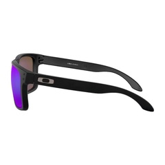 Óculos de Sol Oakley Holbrook XL Matte Black Warm Grey Prizm - Unissex - Foto 2