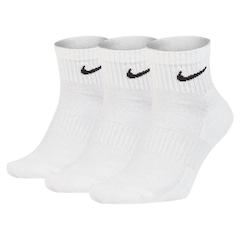 Kit de Meias Cano Médio Nike Everyday Cushion Quarter com 3 Pares - Adulto - Foto 1