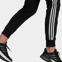 Calça adidas Essentials Single Jersey 3-Stripes - Feminina - Foto 5