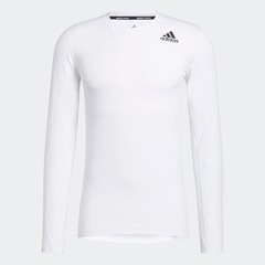 Camiseta Manga Longa adidas Techfit Compression - Masculina - Foto 5