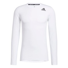 Camiseta Manga Longa adidas Techfit Compression - Masculina - Foto 1