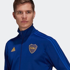 Jaqueta Boca Juniors adidas 3-Stripes - Masculina - Foto 5