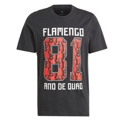 Camiseta do Flamengo adidas Estampada - Masculina - Foto 2