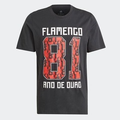 Camiseta do Flamengo adidas Estampada - Masculina - Foto 1