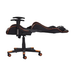 Cadeira FX Gamer Reclinável 180º Giratória Ajustável Função Relax Rodas Anti Risco - Foto 5