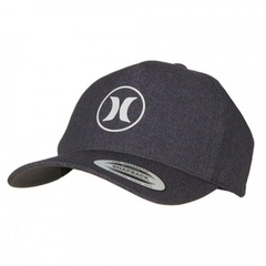 Boné Aba Curva Hurley Circle Flexfit - Strapback - Adulto - Foto 1