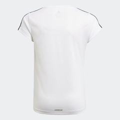 Camiseta adidas Designed 2 Move 3 Stripes - Infantil - Foto 2