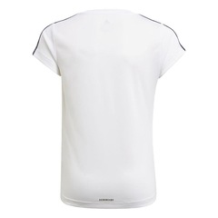 Camiseta adidas Designed 2 Move 3 Stripes - Infantil - Foto 4