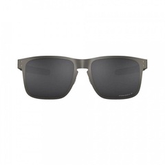 Óculos de Sol Oakley Holbrook Metal Matte Gunmetal W Prizm Polarized - Unissex - Foto 3