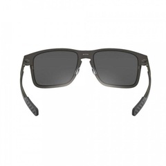 Óculos de Sol Oakley Holbrook Metal Matte Gunmetal W Prizm Polarized - Unissex - Foto 4