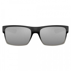 Óculos de Sol Oakley Two Face Matte Chrome Iridium - Unissex - Foto 1