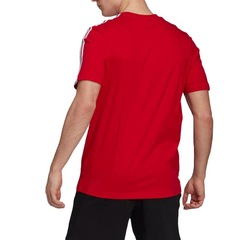 Camiseta adidas Polera Essentials 3S - Masculina - Foto 2