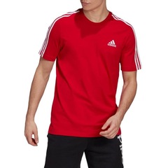 Camiseta adidas Polera Essentials 3S - Masculina - Foto 7