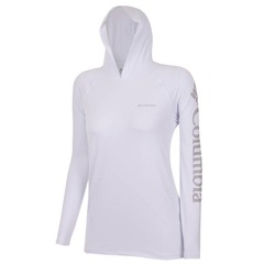 Camiseta Manga Longa com Capuz Columbia Aurora - Feminina - Foto 1