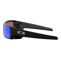 Óculos de Sol Oakley Gascan Matte Black Lente Prizm Sapphire Polarizado - Unissex - Foto 2