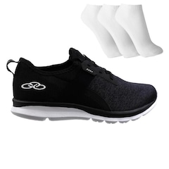 Tênis Olympikus Easy + 3 Pares De Meia - Feminino - Foto 1