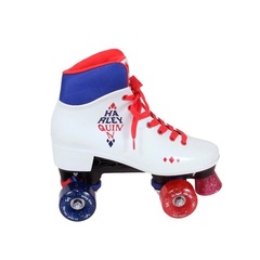 Patins Bel Sports Derby Retrô Arlequina Super Hero Girls - Adulto - Foto 2
