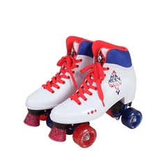 Patins Bel Sports Derby Retrô Arlequina Super Hero Girls - Adulto - Foto 3
