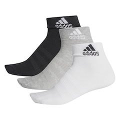 Kit de Meias Cano Médio adidas Ankle com 3 Pares - Adulto - Foto 1