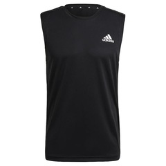 Camiseta Regata adidas Aeroready Designed to Move 3-Stripes - Masculina - Foto 1