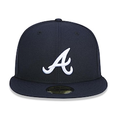 Boné Aba Reta New Era 59Fifty MLB Atlanta Braves - Snapback - Adulto - Foto 2