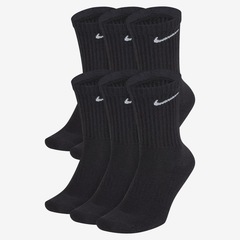 Kit de Meias Cano Alto Nike Everyday Cushioned - 6 Pares - Foto 1