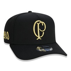 Boné Aba Curva New Era 9Forty A-Frame Corinthians Futebol - Snapback - Adulto - Foto 3