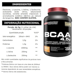 Kit Rubber Band - Prottector Leve - 6mm espessura + Bcaa Bodybuiders - Tangerina - 100g - Foto 3