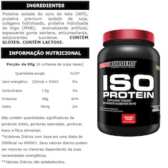Kit 2x Iso Protein Bodybuilders - Morango 900g + 2x Creatina 100g + 2x BCAA 100g Tangerina + 2x Coqueteleira - Foto 2
