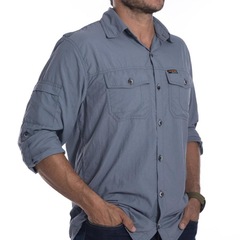 Camisa Técnica Hard Safari UV50+ Hard Adventure - Masculina - Foto 3