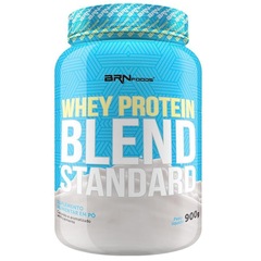 Whey Protein Blend Standard BRN Foods - Morango - 900g - Foto 1