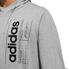 Blusão de Moletom adidas Brilliant Basics - Masculino - Foto 5