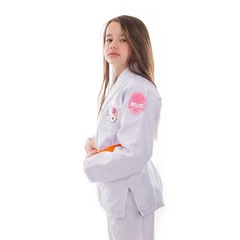 Kimono Jiu Jitsu KVRA Hello Kitty - Infantil - Foto 2