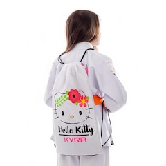 Kimono Jiu Jitsu KVRA Hello Kitty - Infantil - Foto 4