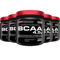 Kit Bodybuilders 5x BCAA 4.5 Powder Tangerina - 250g - Foto 1