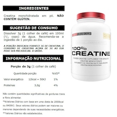 Kit Hipercalórico Bodybuilders Baunilha - 3kg + Creatina 100g + BCAA 100g + Glutamina 300g - Foto 3