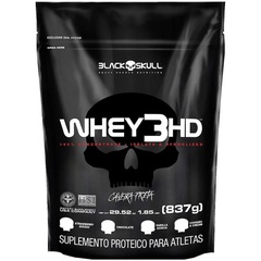 Whey 3 HD Black Skull Chocolate Refil - 837g - Foto 1
