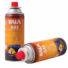 Kit Kala Refil Cartucho Gás Butano Propano para Maçarico Fogareiro 227g - 2 Unidades - Foto 1