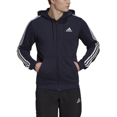 Blusão Moleton adidas Essentials 3 Listras - Masculino - Foto 4