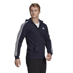 Blusão Moleton adidas Essentials 3 Listras - Masculino - Foto 5