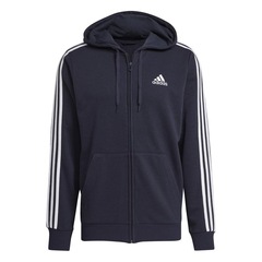 Blusão Moleton adidas Essentials 3 Listras - Masculino - Foto 1