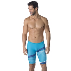 Bermuda de Natação Kauna Swim Tech Wave Masculina - Foto 1