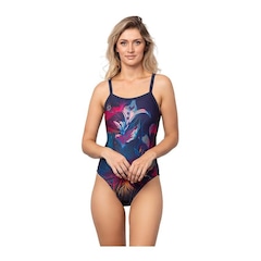 Maiô Kauna Swin Flower - Feminino - Foto 1